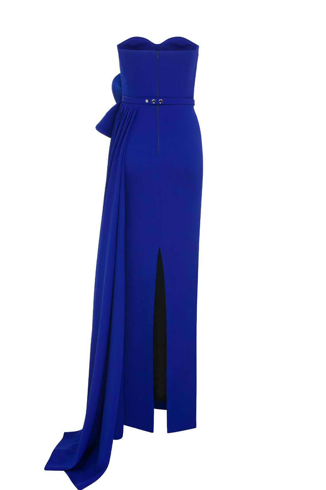 Crepe Strapless Mermaid Dress with Corset