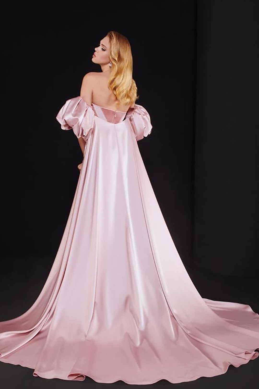 Velvet Mermaid Dress with Tail-Connected Sleeves