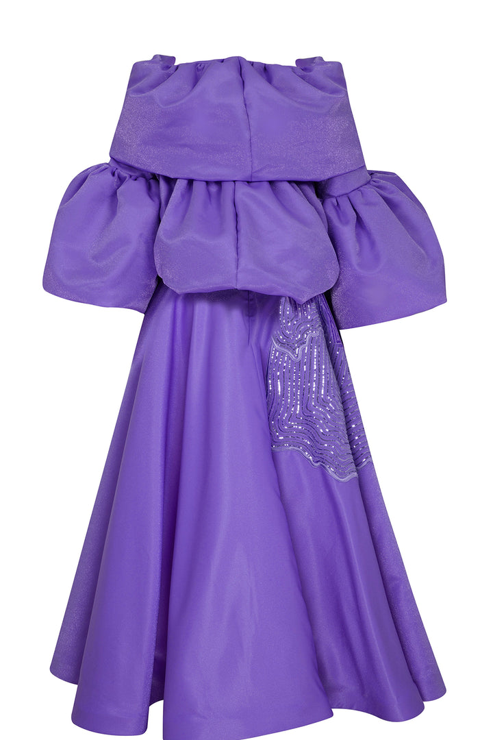 Tall Sequin A-Line Evening Dress