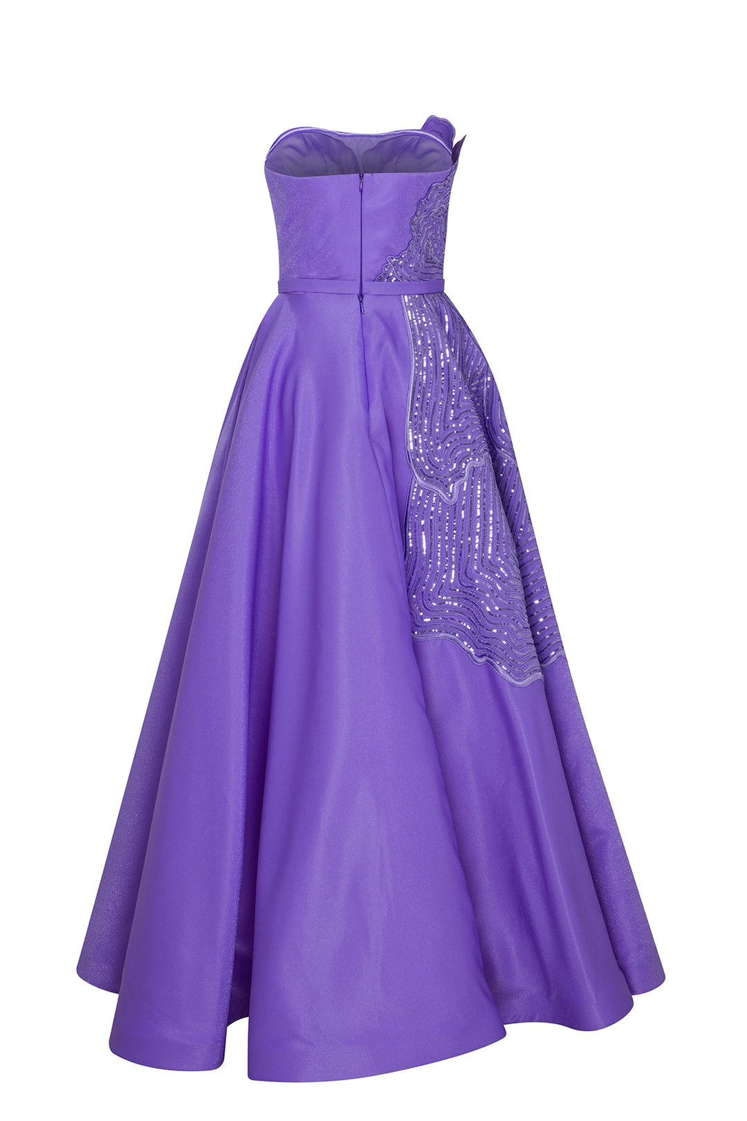 Tall Sequin A-Line Evening Dress