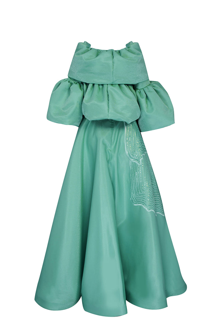 Tall Sequin A-Line Evening Dress