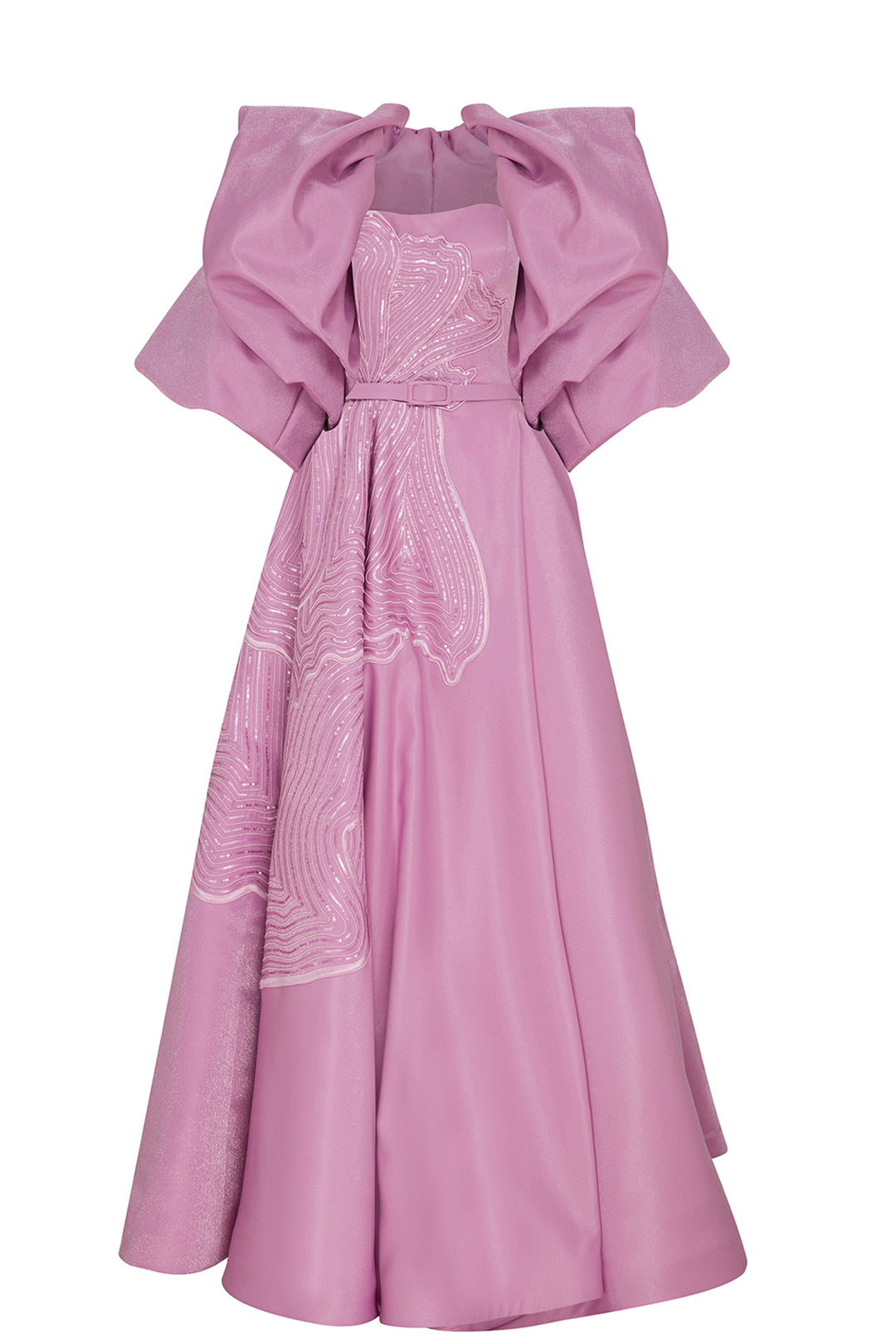 Tall Sequin A-Line Evening Dress