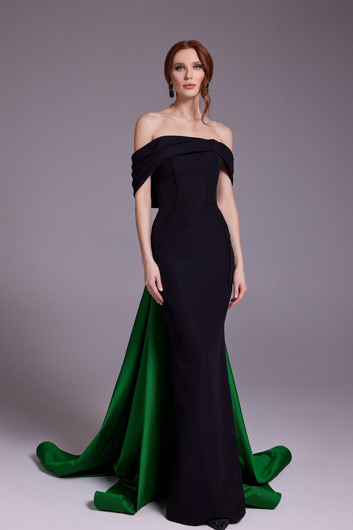 Off-The-Shoulder Long Dress