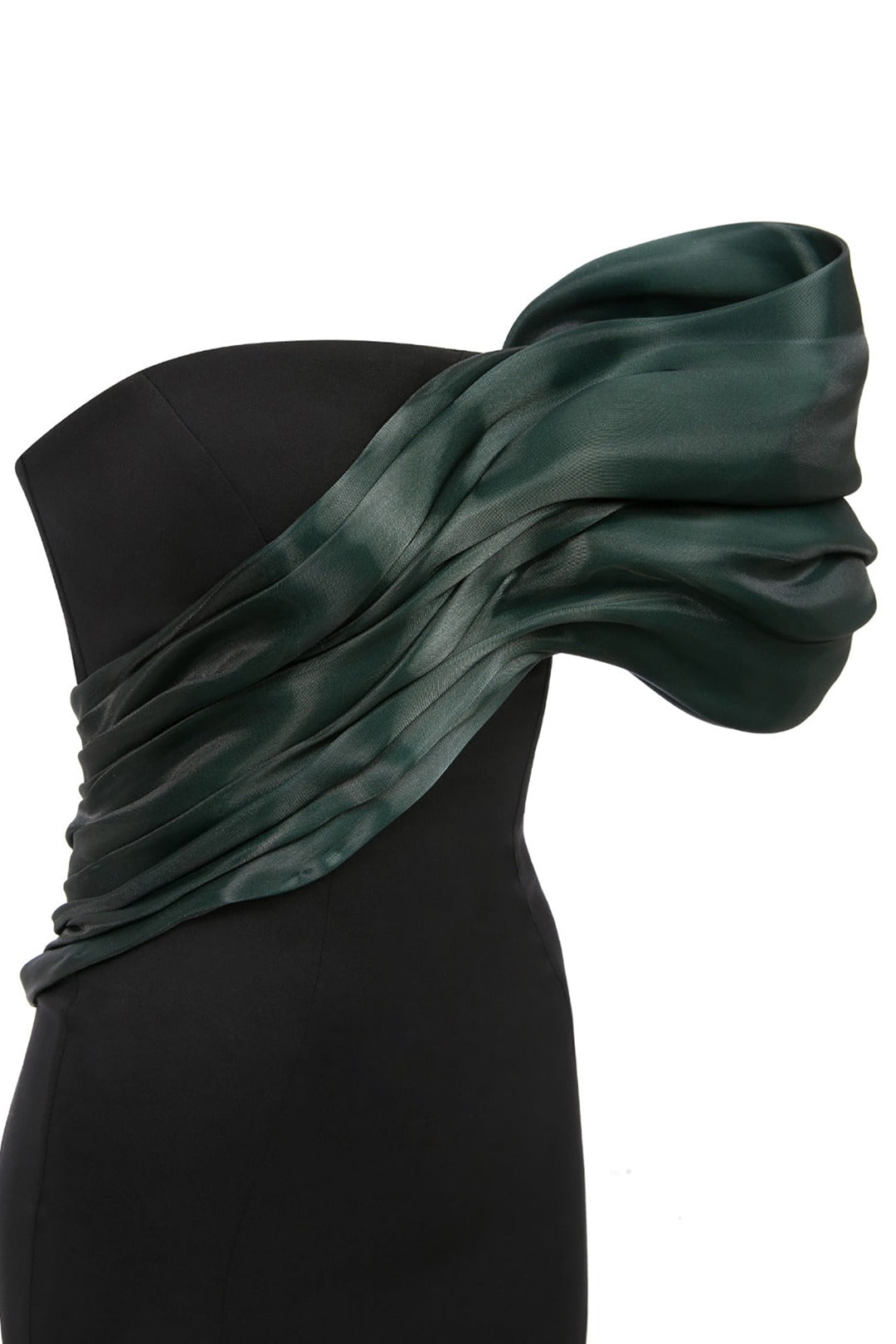 Organza Dress with Mermaid Silhouette