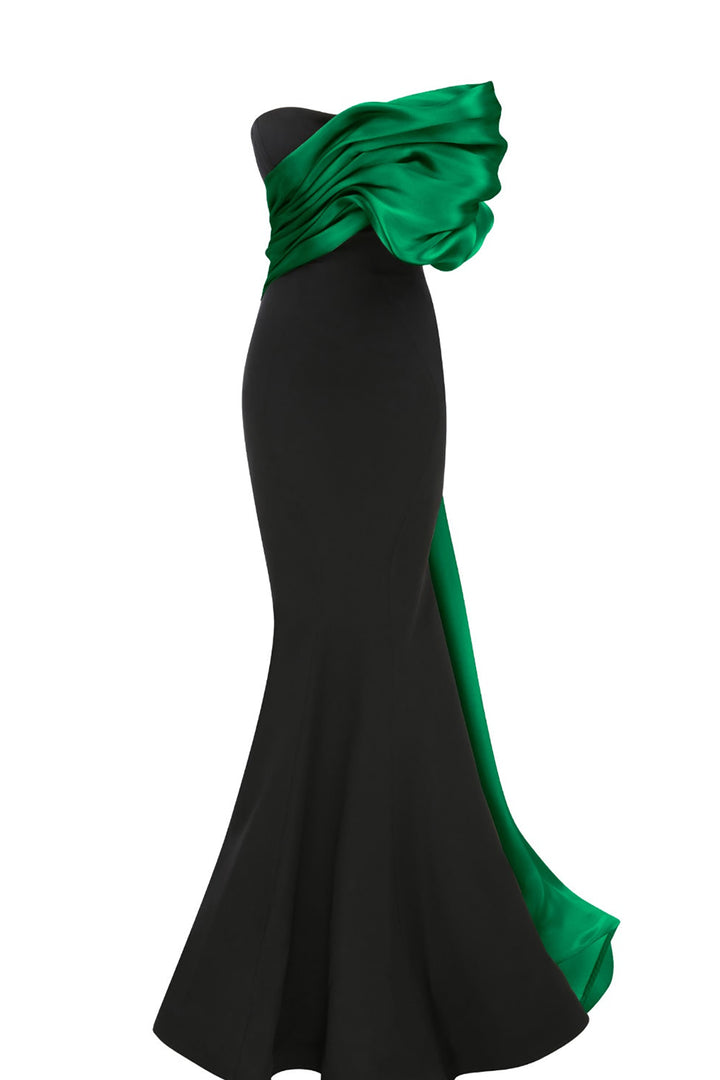 Organza Dress with Mermaid Silhouette