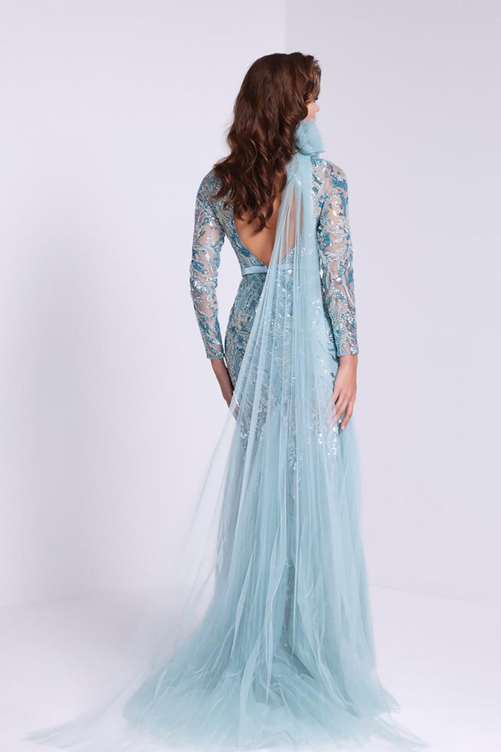 Scoop-Neck Mermaid Dress with Tail