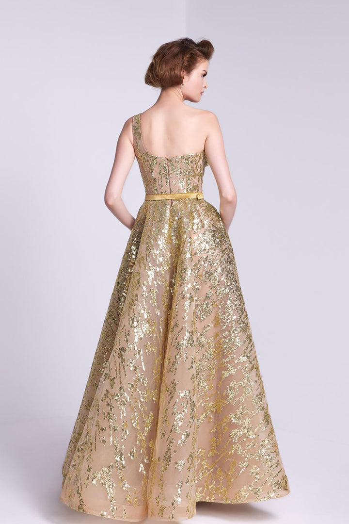 Payet Dress Asymmetrical Embroidered