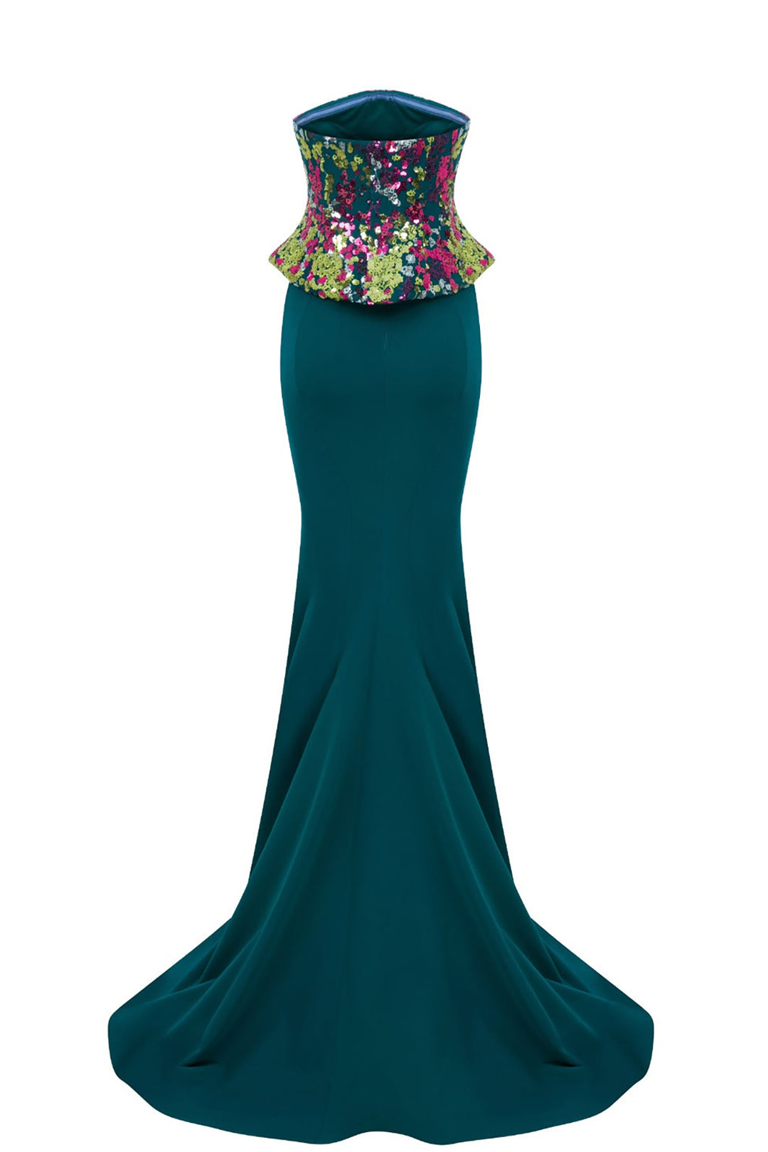 Payet And Crepe Dress Corset