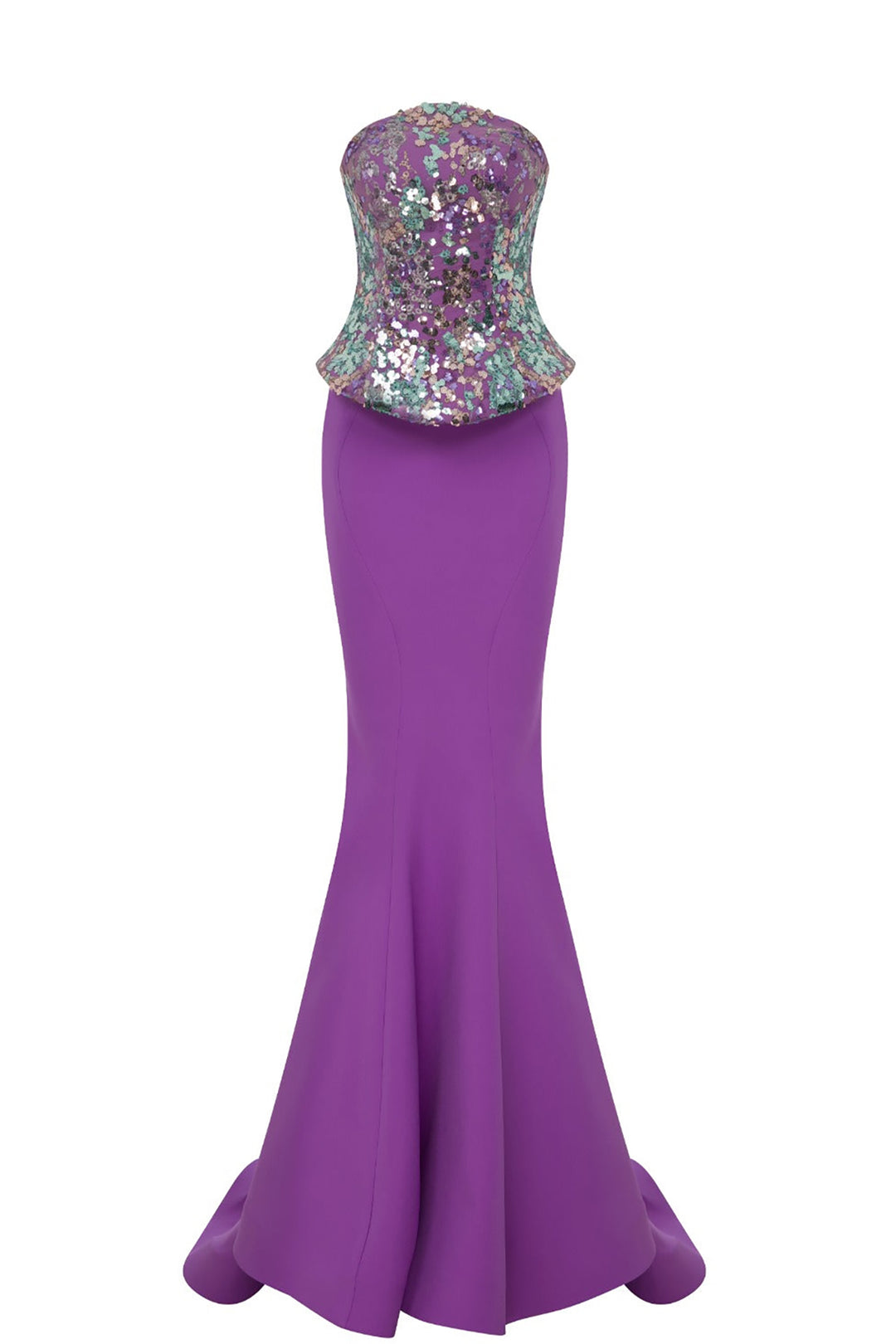 Payet And Crepe Dress Corset