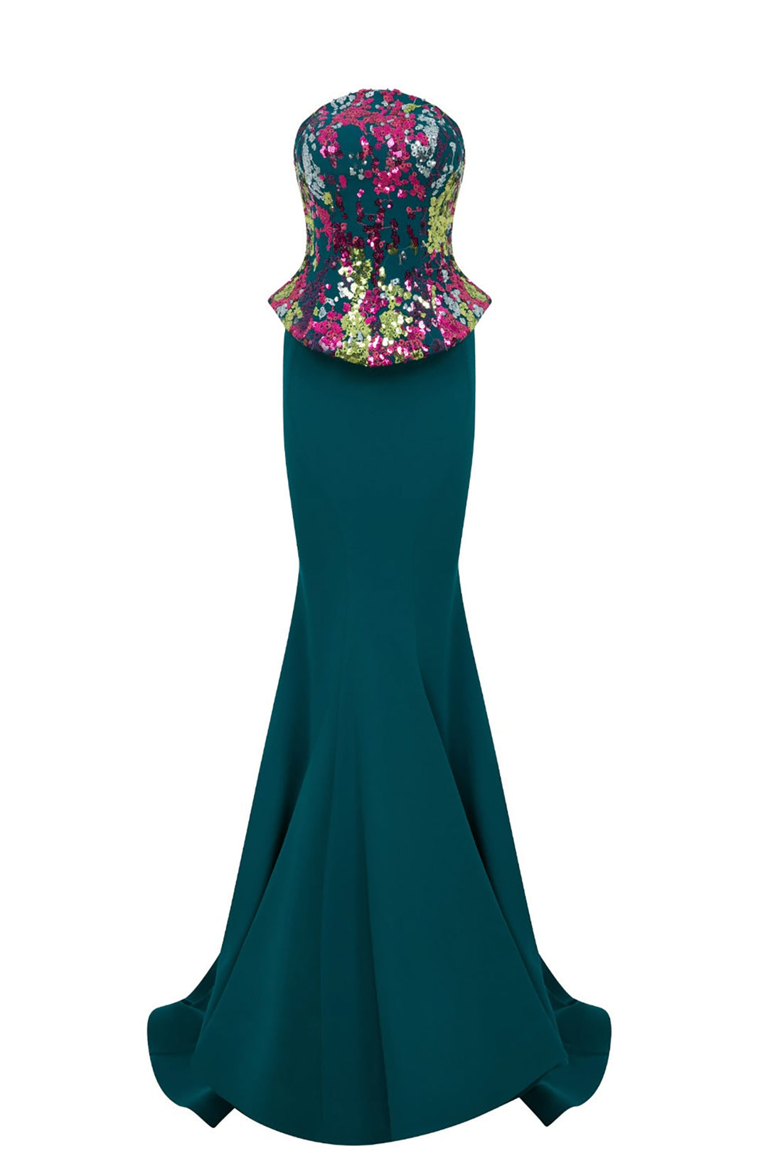 Payet And Crepe Dress Corset