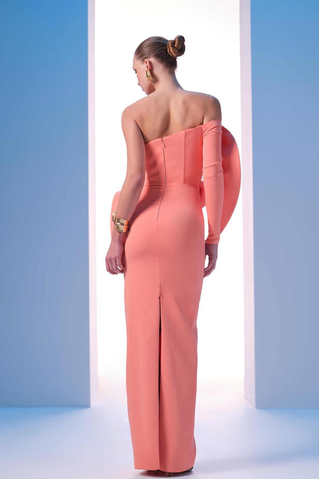 Strapless Dress Draped Bust