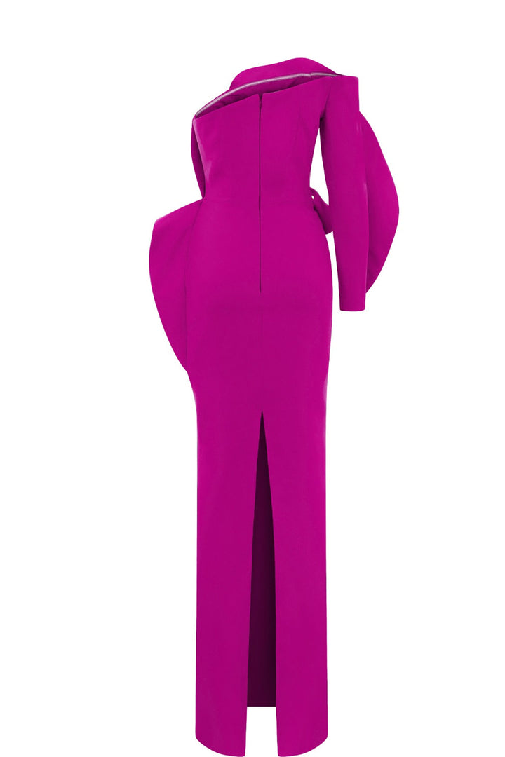 Strapless Dress Draped Bust