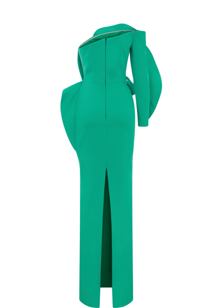 Strapless Dress Draped Bust