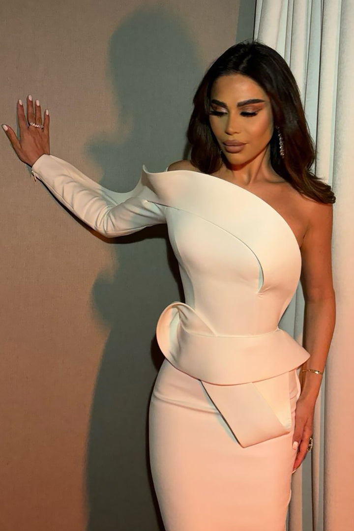 Strapless Dress Draped Bust