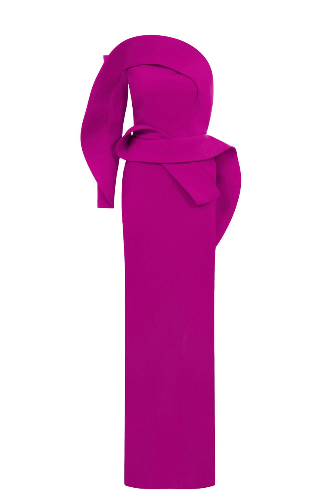 Strapless Dress Draped Bust