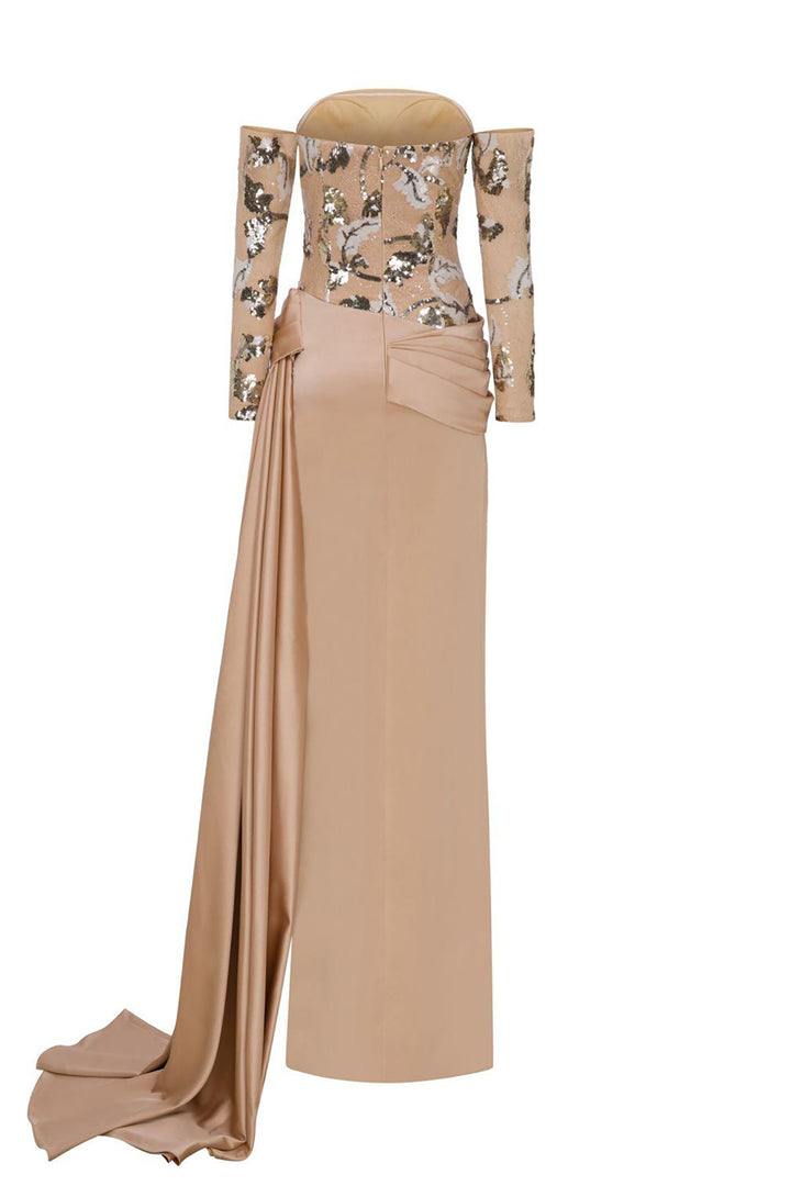 Mermaid Long with Off-The-Shoulder Dress