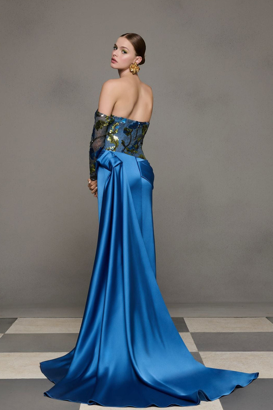 Mermaid Long with Off-The-Shoulder Dress