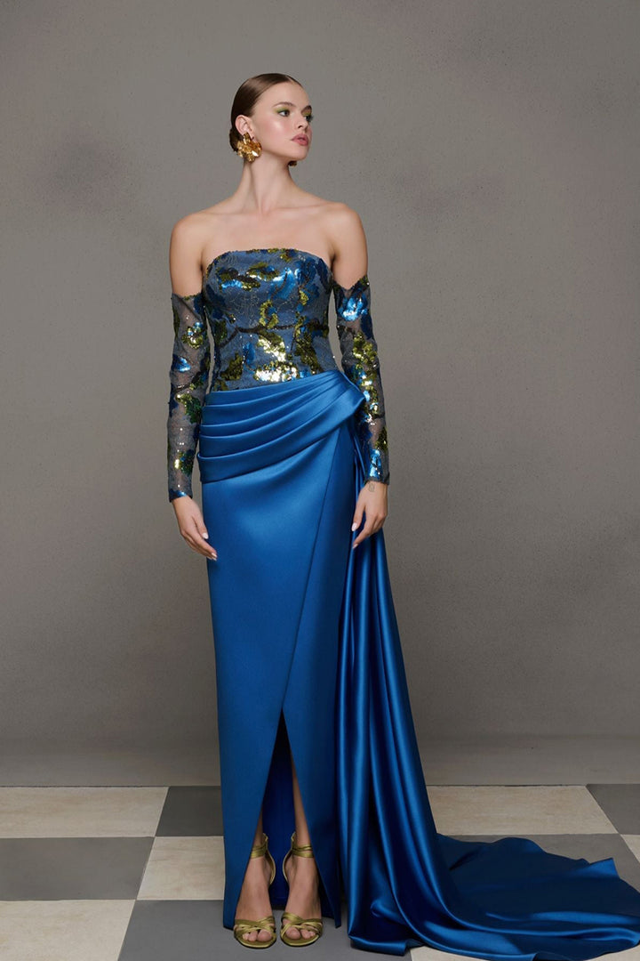 Mermaid Long with Off-The-Shoulder Dress