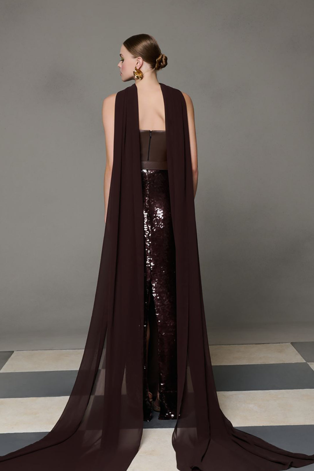 Column Dress Strapless Bodice