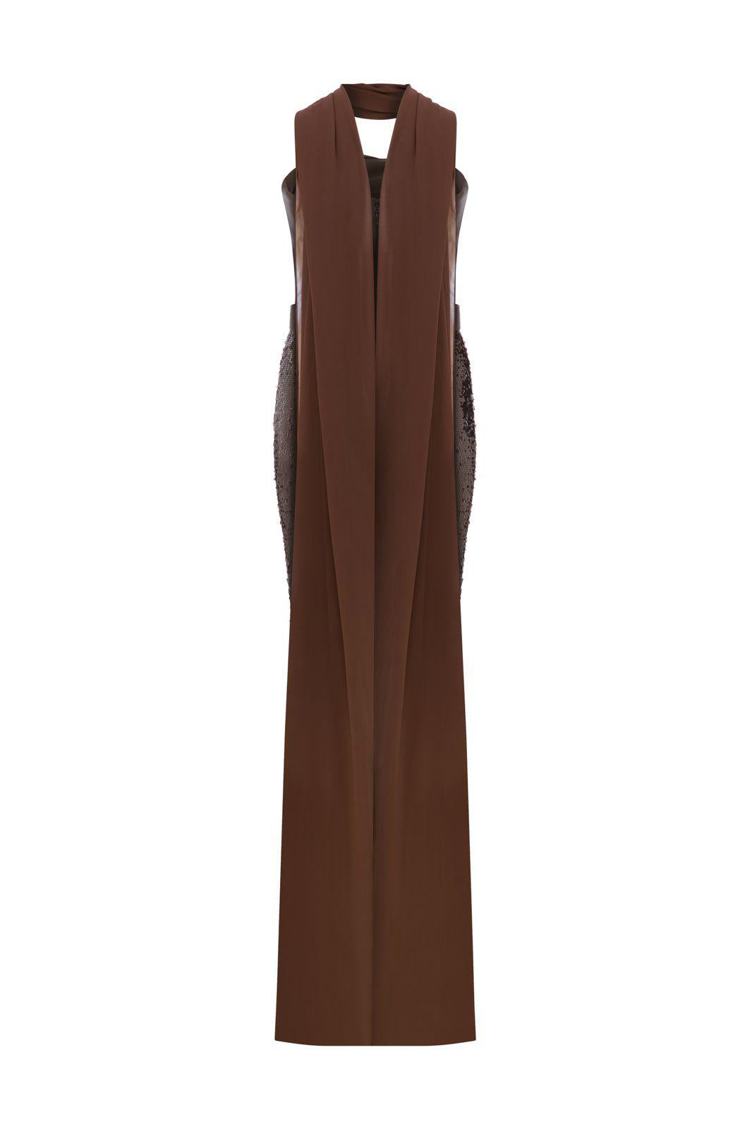 Column Dress Strapless Bodice