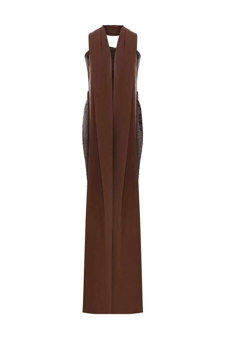 Column Dress Strapless Bodice