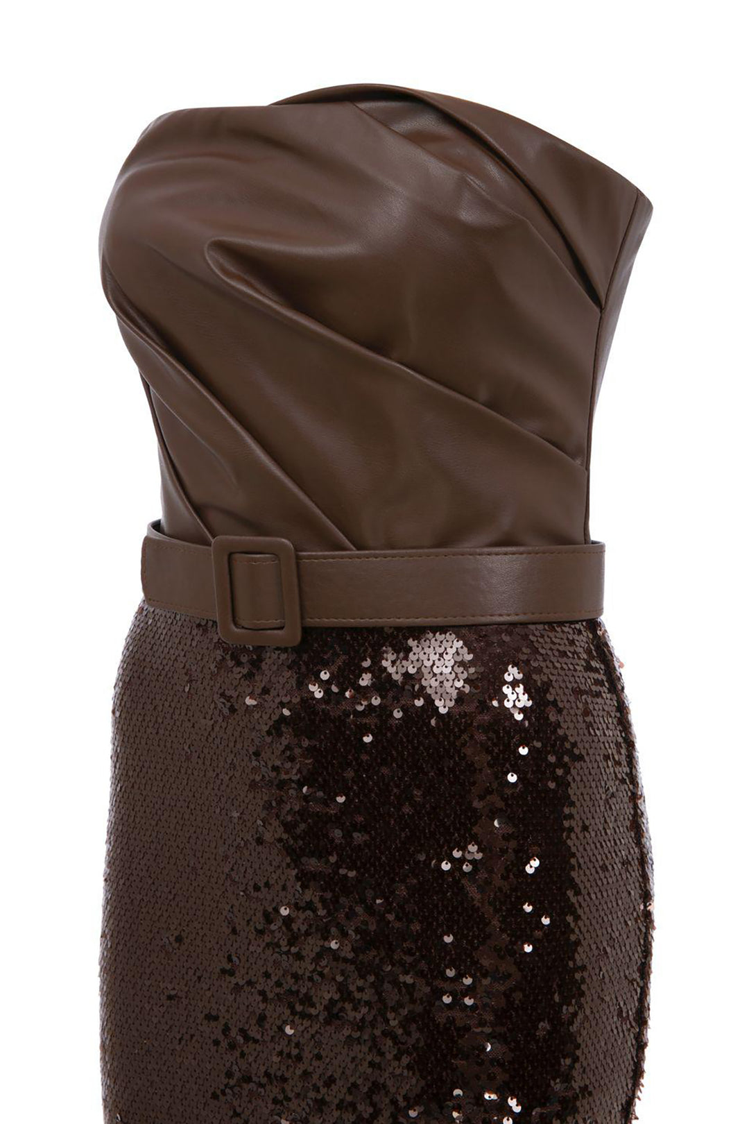 Column Dress Strapless Bodice