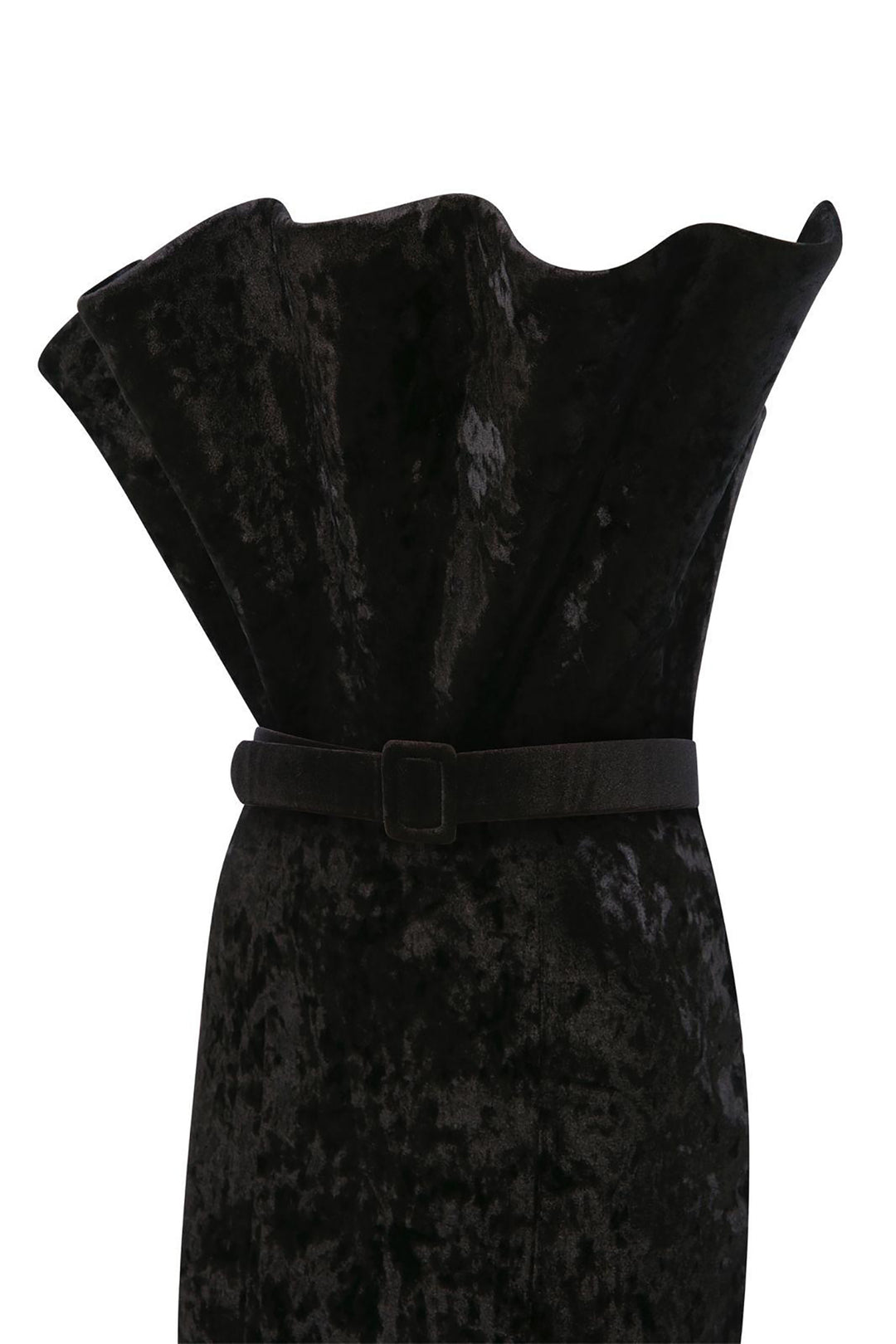 Velvet Off-The-Shoulder Mermaid Dress