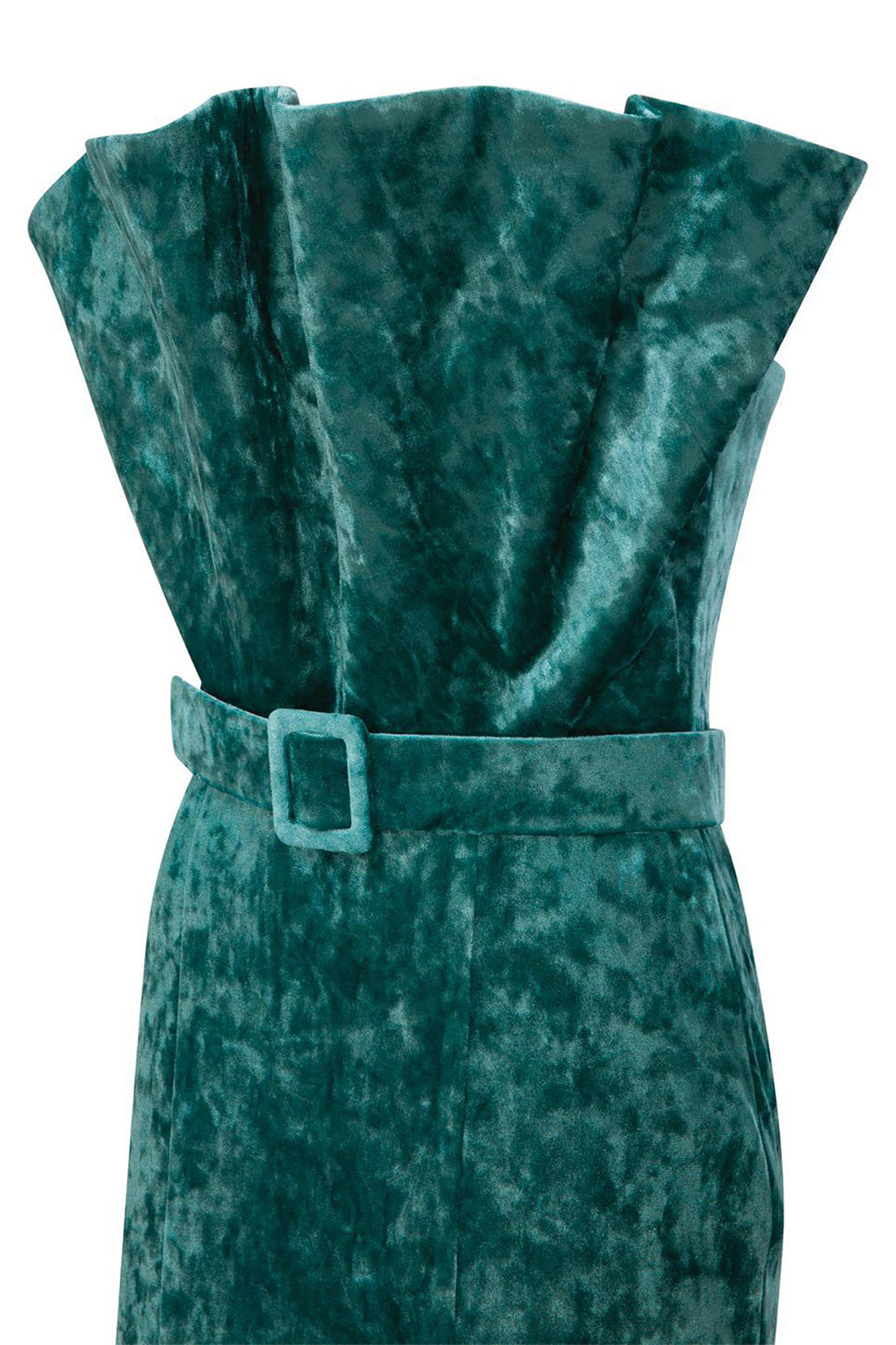 Velvet Off-The-Shoulder Mermaid Dress