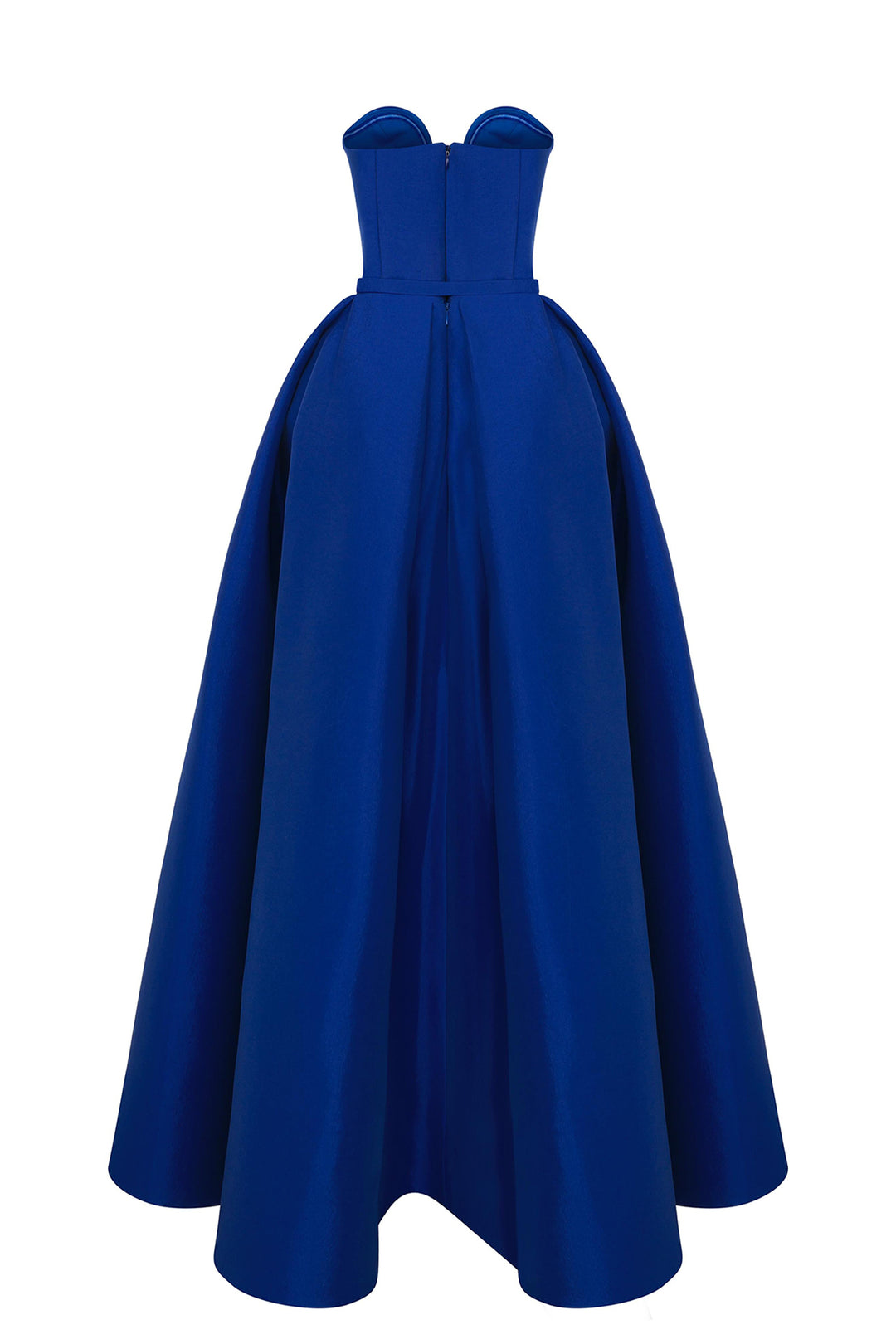 Satin A-Line Dress with Sweetheart Neckline