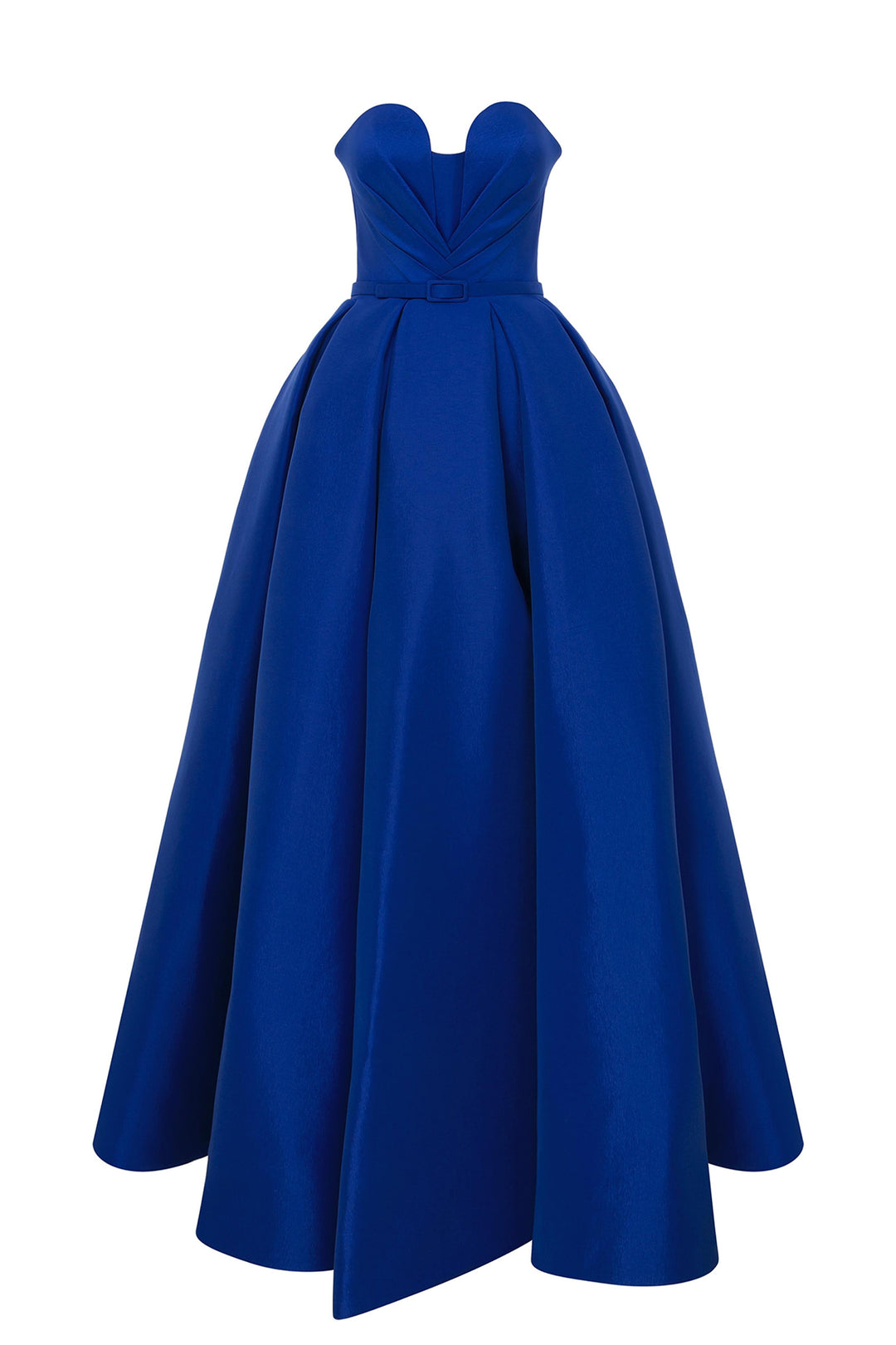 Satin A-Line Dress with Sweetheart Neckline