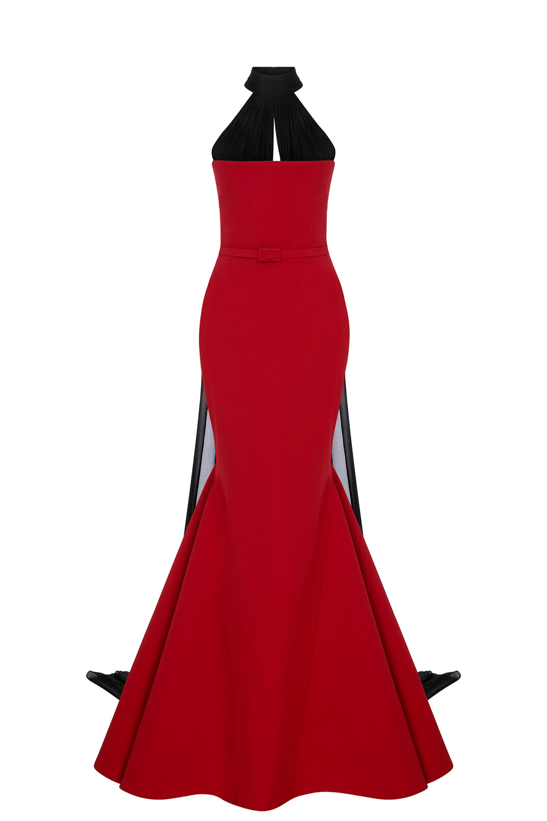 Mermaid Train with Oversized Sleeve