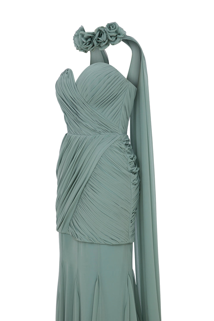 Strapless Sweetheart A-Line Dress