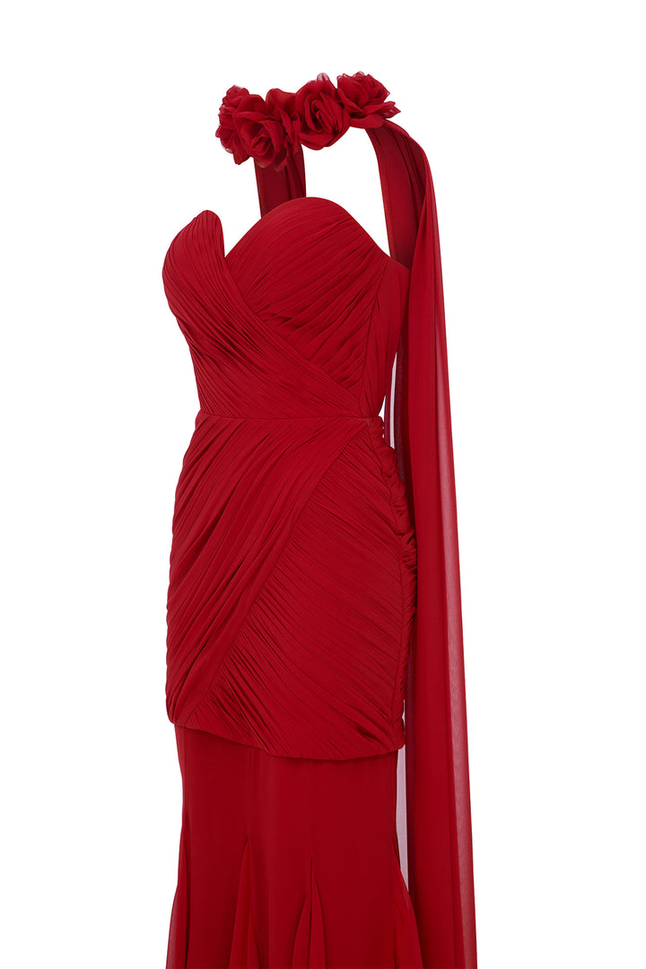 Strapless Sweetheart A-Line Dress