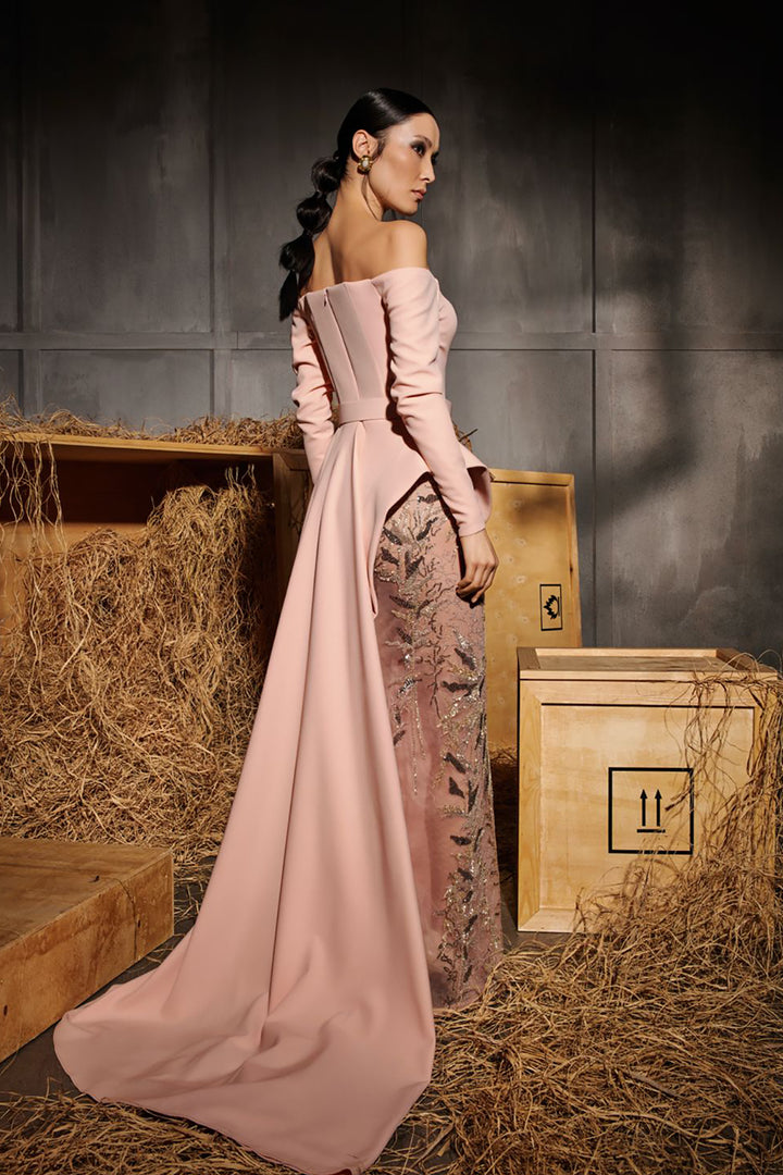 Off-The-Shoulder Long Dress