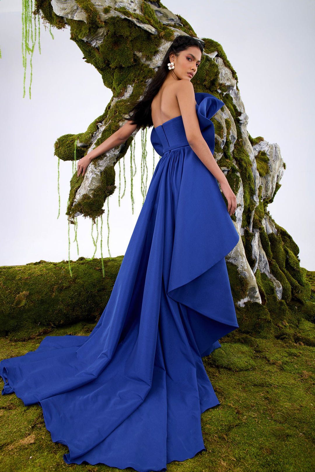 Belted Form-Fitting Dress Royal Blue / US 12 Belted Form-Fitting Dress Royal Blue / US 12