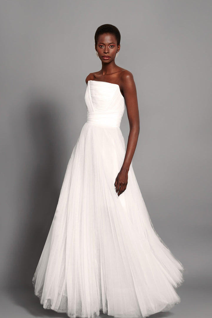 3D Pleated A-line Dress