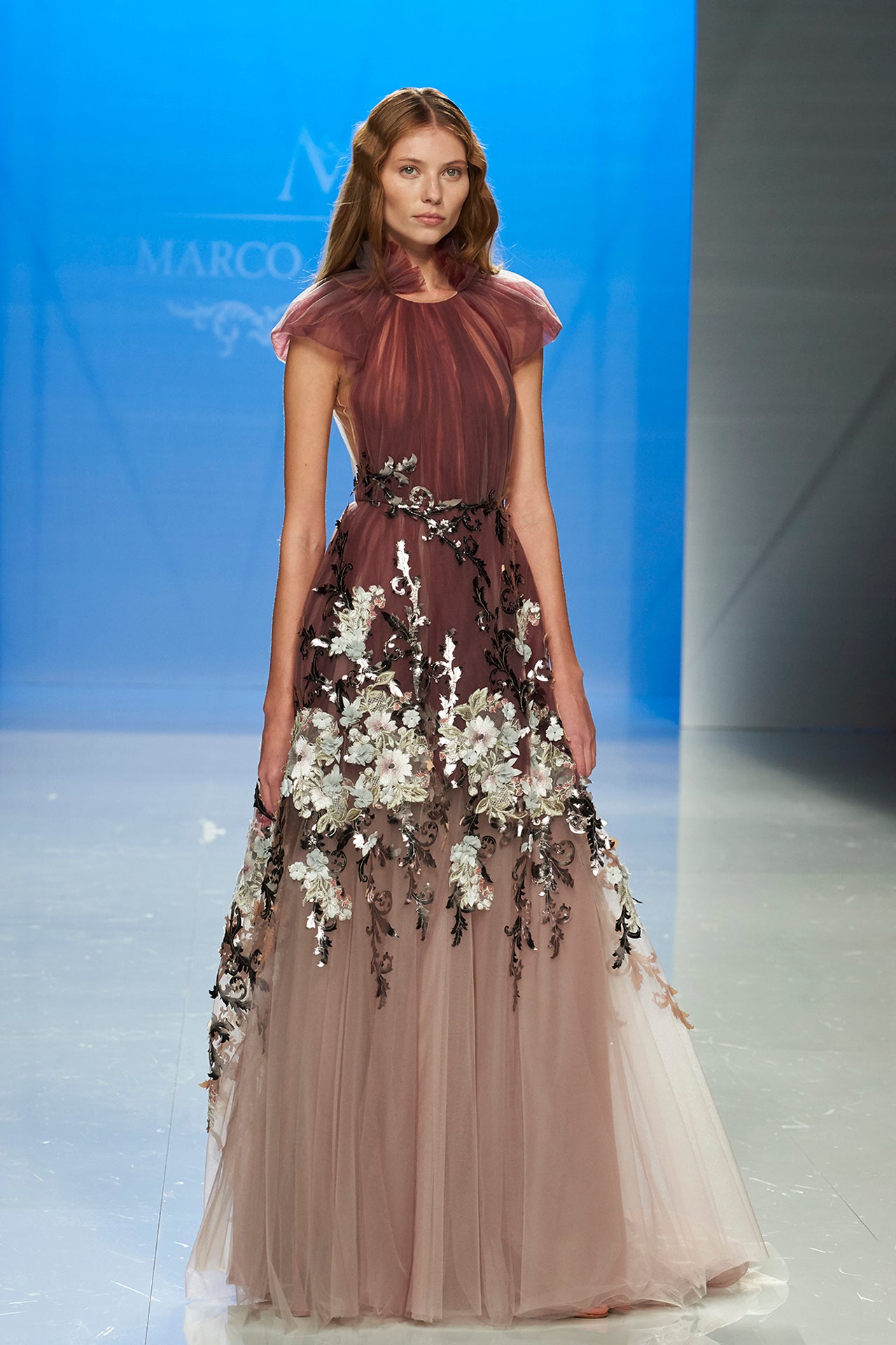 M R Design Pleated A-line Tulle Dress – M.R DESIGN