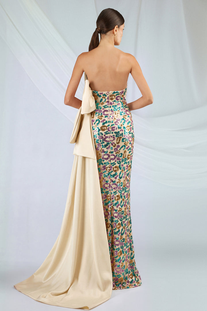 Asymmetrical Neckline Dress