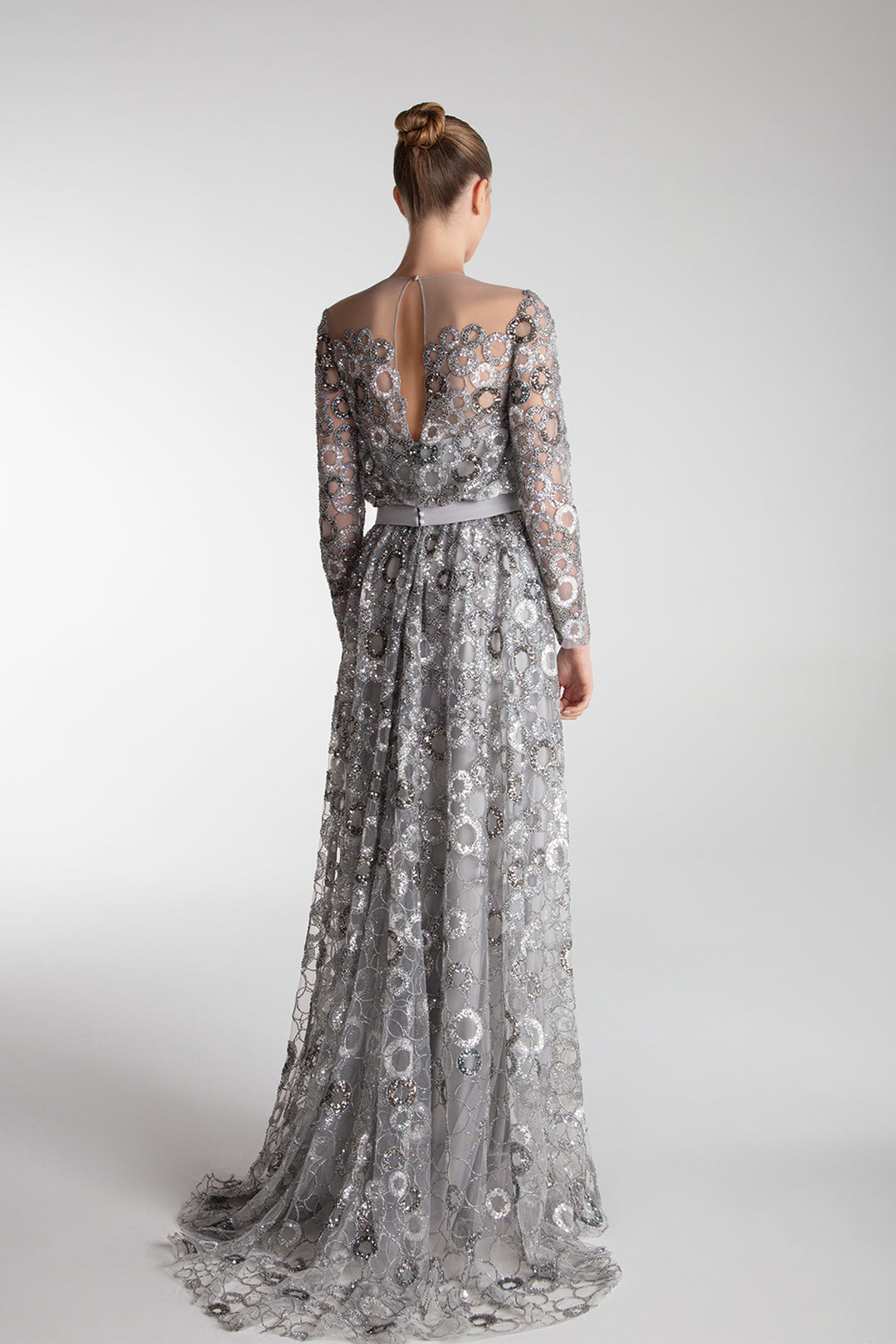 Radiant Illusion Tulle Gown