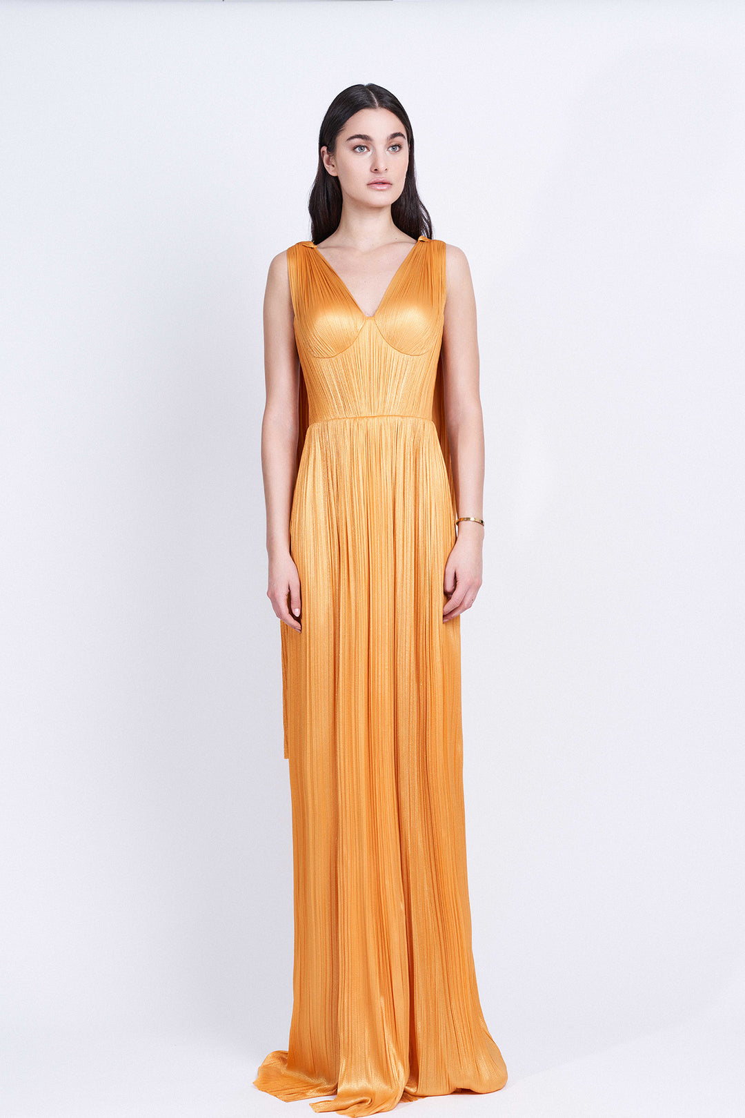 Fitted Dress with Cape Sleeves