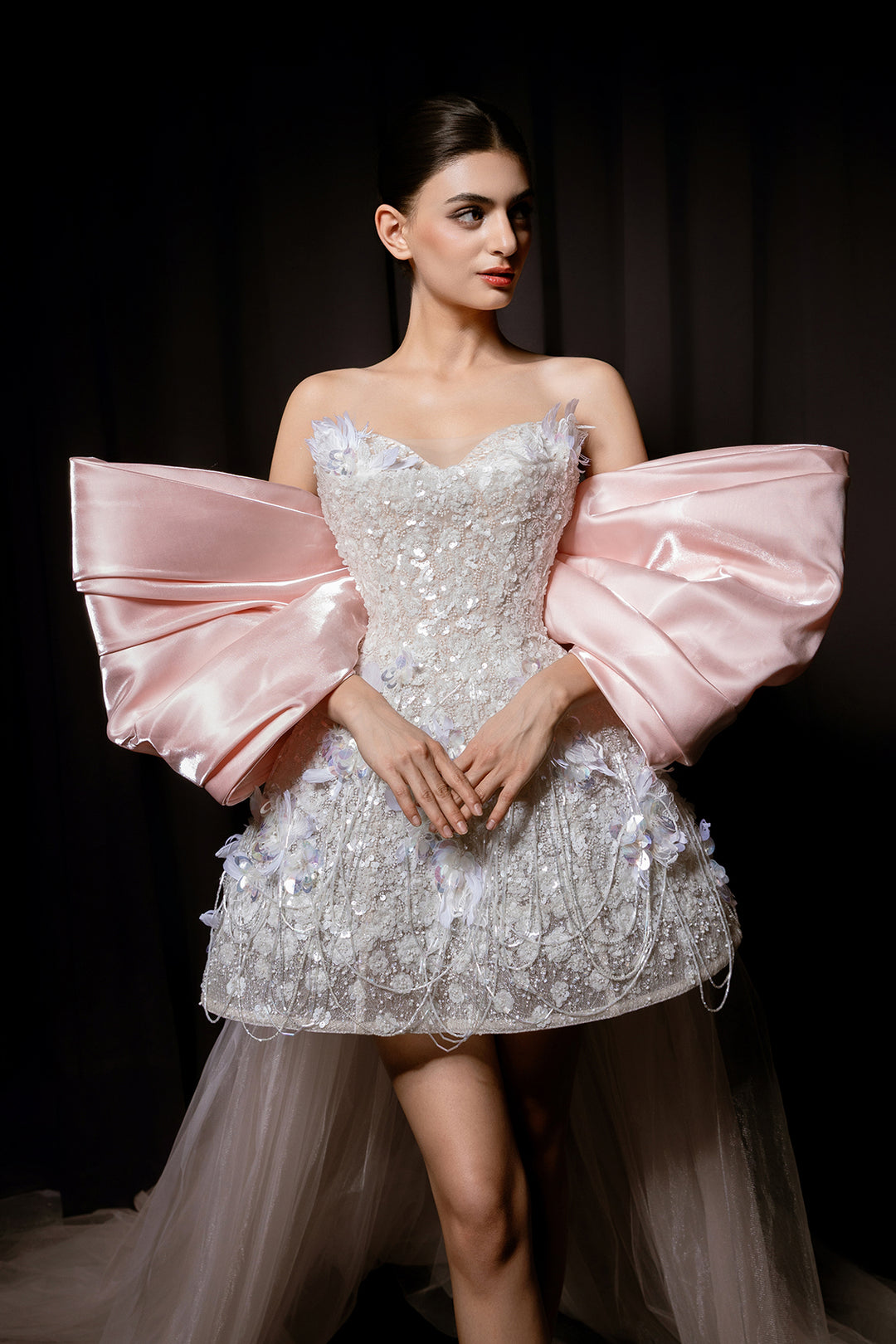 A-Line Mini with Embellished Skirt