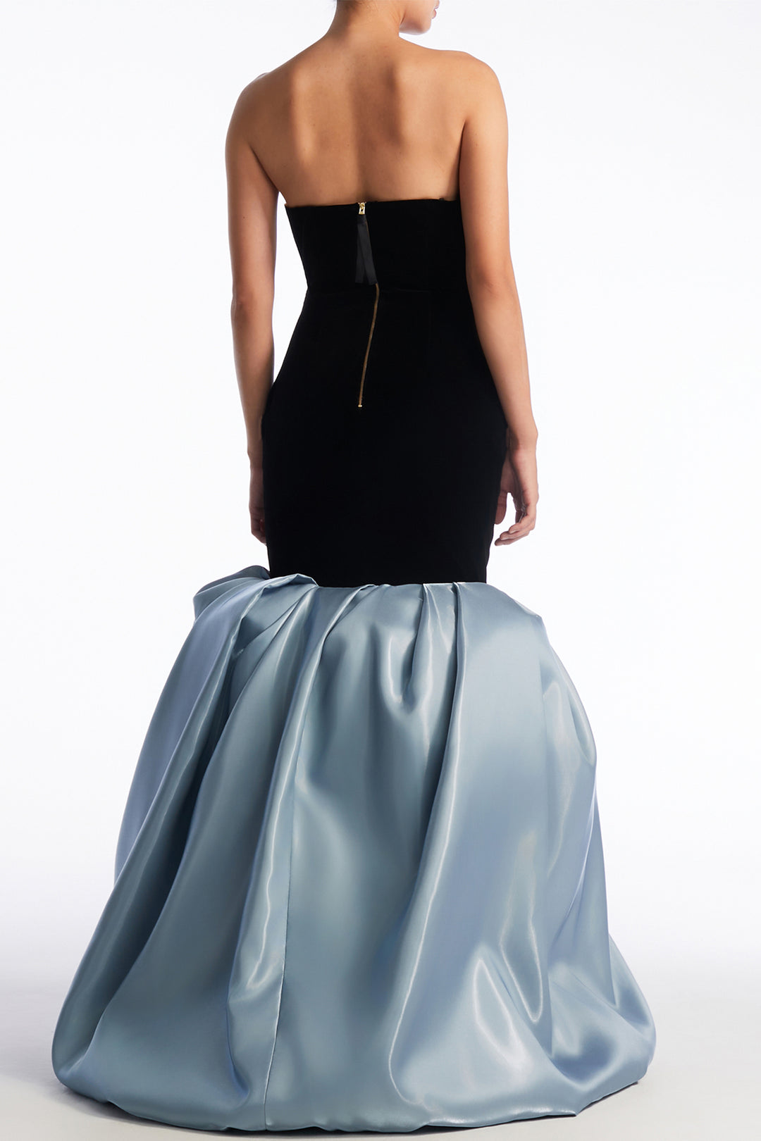 Strapless Neckline with Mermaid Trumpet Dress