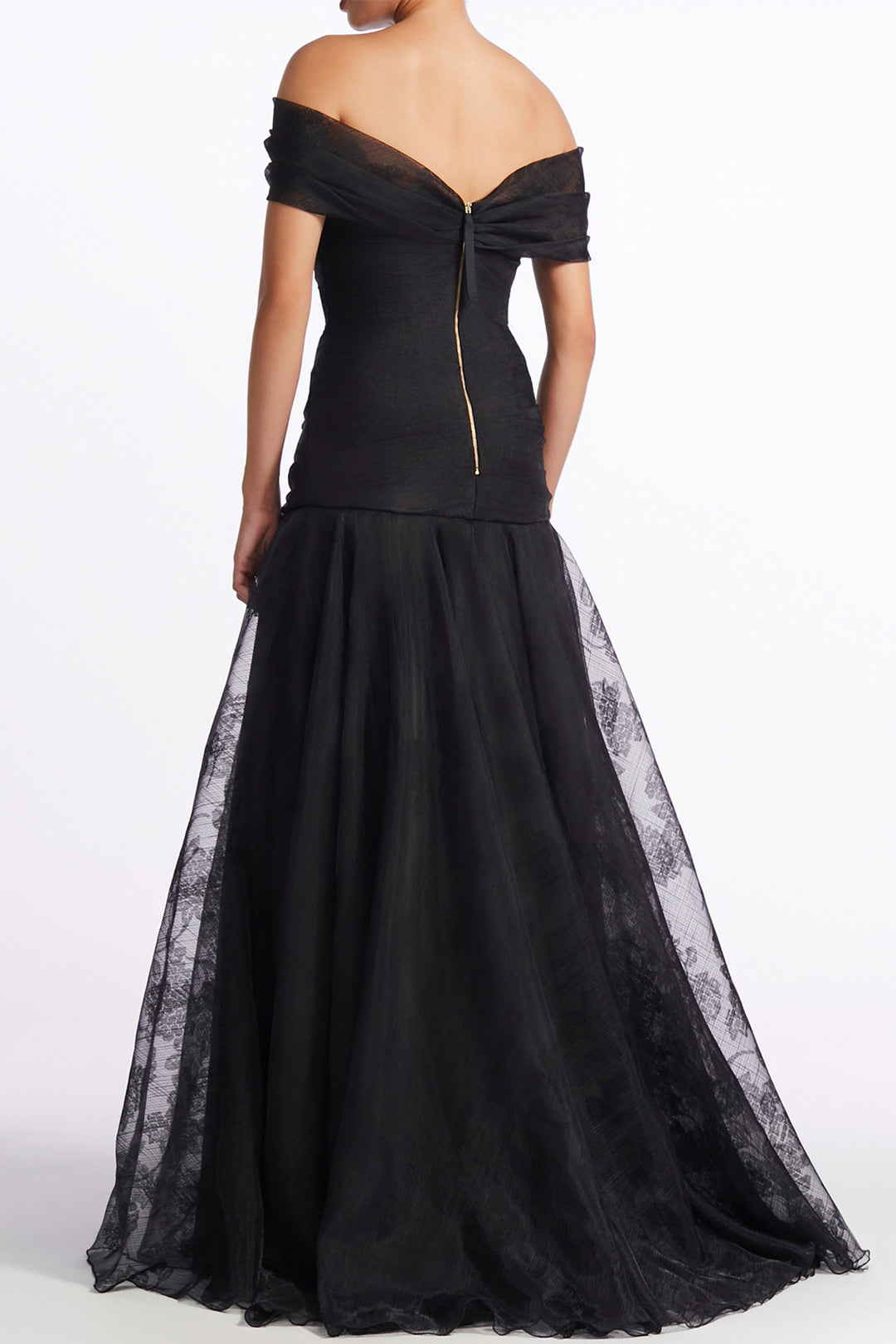 Off-The-Shoulder A-line Long Dress