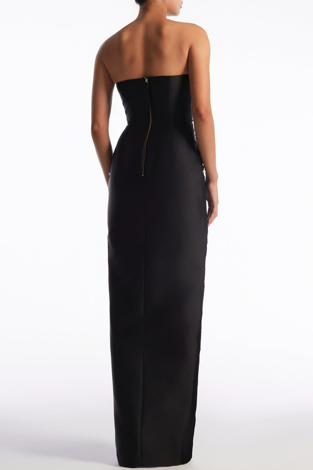 Strapless Sweetheart with Column Long Dress