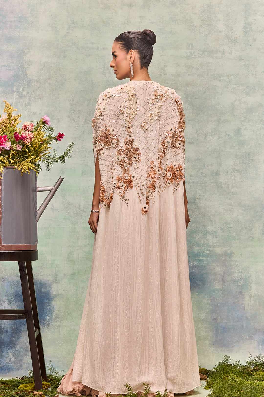 Roselure Skirt And Three-Piece Ensemble