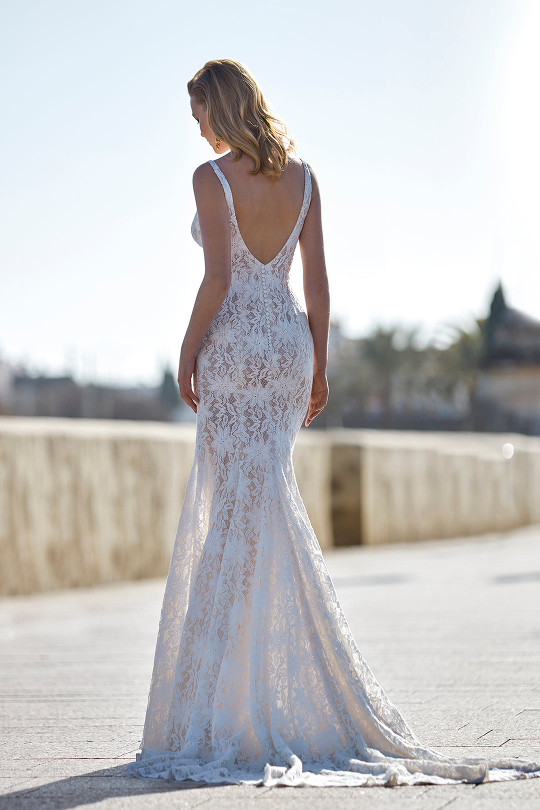 Lace Sleeveless Mermaid Dress with Jacket M.R DESIGN Lace Sleeveless Mermaid Dress with Jacket M.R DESIGN
