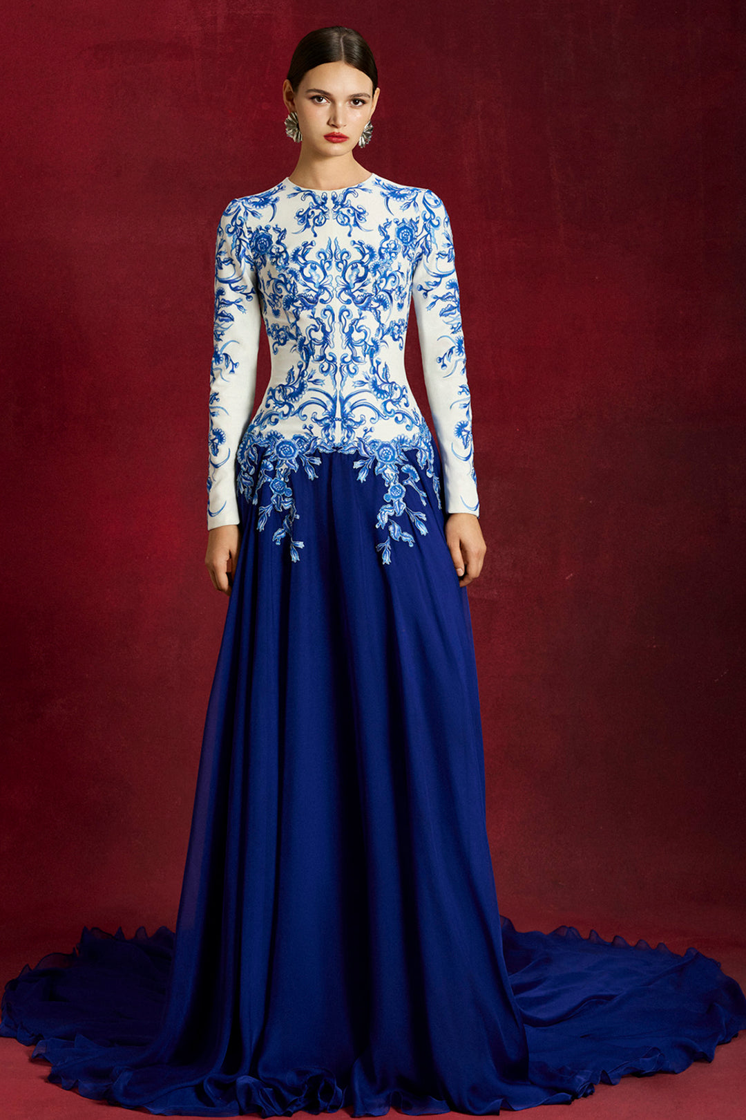 Celestial Long with Long Sleeved Dress – M.R DESIGN