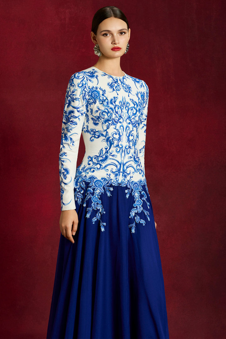 Celestial Long with Long Sleeved Dress