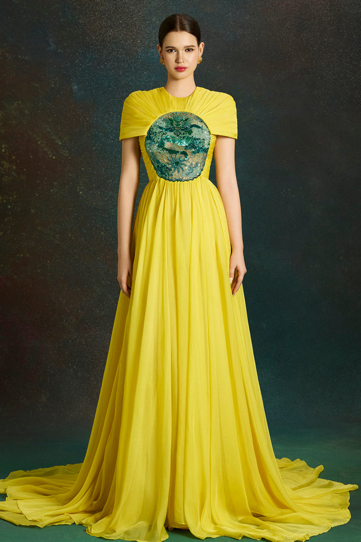 Dragon Sun with A-line Dress