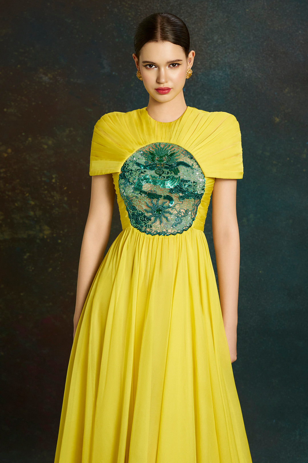 Dragon Sun with A-line Dress